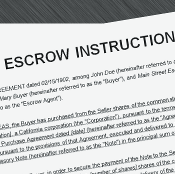 Escrow Instructions 175x175
