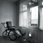 House of the Strange Wheelchair 175x175 bw